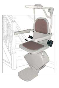 Acorn Stairlift fitted with a Sit / Stand Frame Wisconsin  Madison  WI  Milwaukee  WI 